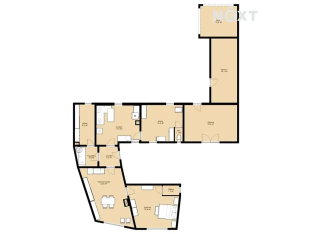 Prodej chalupy, Vodňany, 95 m2