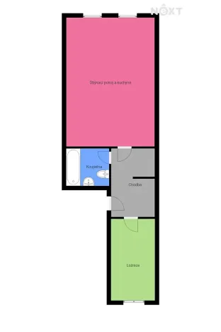 Prodej bytu 2+kk, České Budějovice, Skuherského, 53 m2