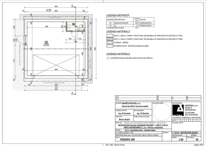 Prodej garáže, Těmice, 38 m2