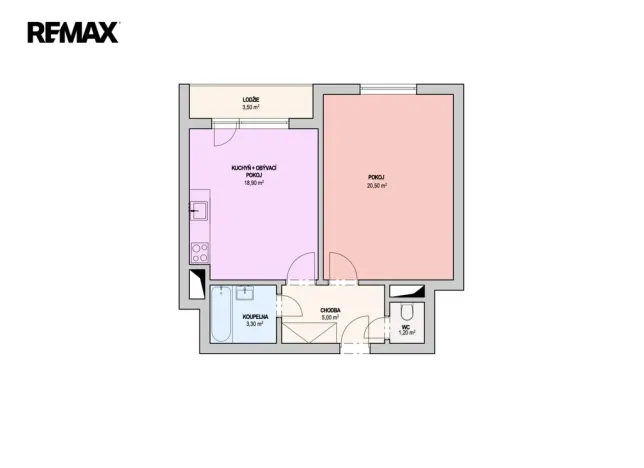 Prodej bytu 2+kk, Příbram - Příbram VIII, Brodská, 54 m2