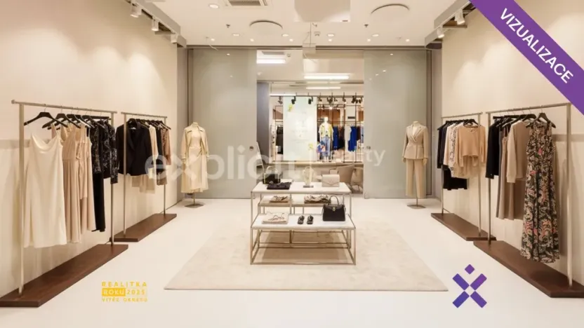 Pronájem obchodního prostoru, Zlín, náměstí Míru, 55 m2