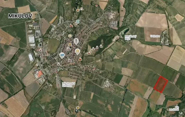 Prodej pozemku, Mikulov, 99149 m2