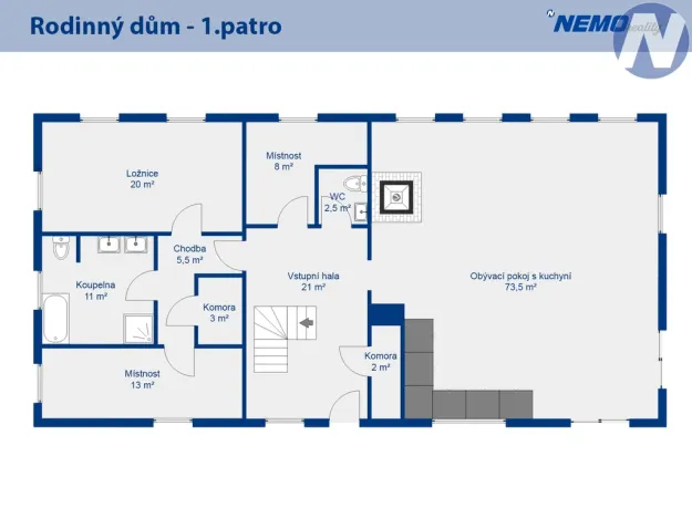 Prodej rodinného domu, Kratušín, 440 m2