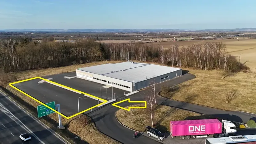 Pronájem komerčního pozemku, Cheb, 1200 m2