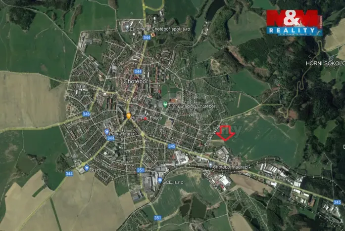 Pronájem kanceláře, Chotěboř, Sokolohradská, 27 m2