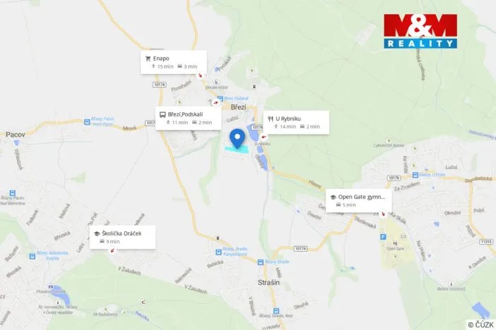 Prodej pozemku pro bydlení, Březí, 1004 m2