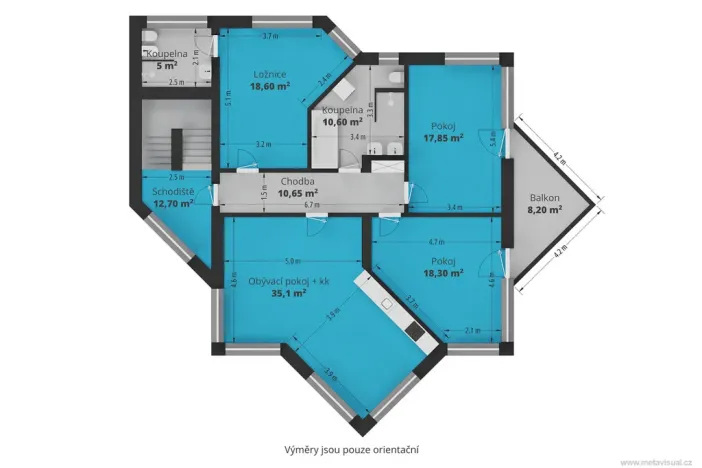 Pronájem bytu 4+kk, Jevany, Aldašínská, 148 m2