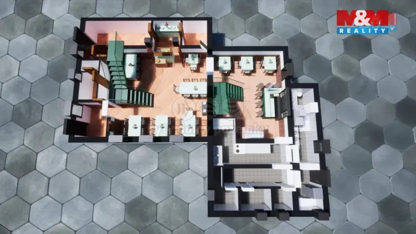 Prodej restaurace, Tisá, 210 m2