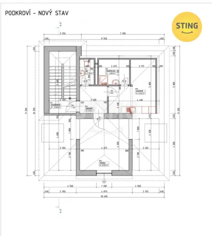 Pronájem bytu 2+kk, Ostrava, Rostislavova, 71 m2