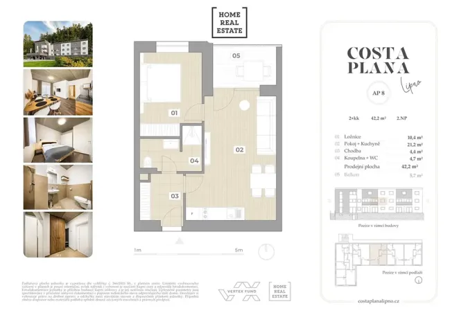 Prodej bytu 2+kk, Černá v Pošumaví, 43 m2
