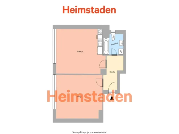 Pronájem bytu 2+kk, Ostrava - Moravská Ostrava, Sokolská třída, 60 m2