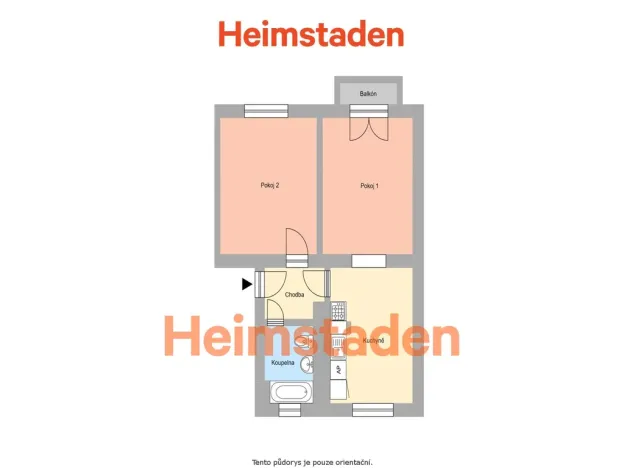 Pronájem bytu 2+1, Havířov - Prostřední Suchá, Osadní, 47 m2