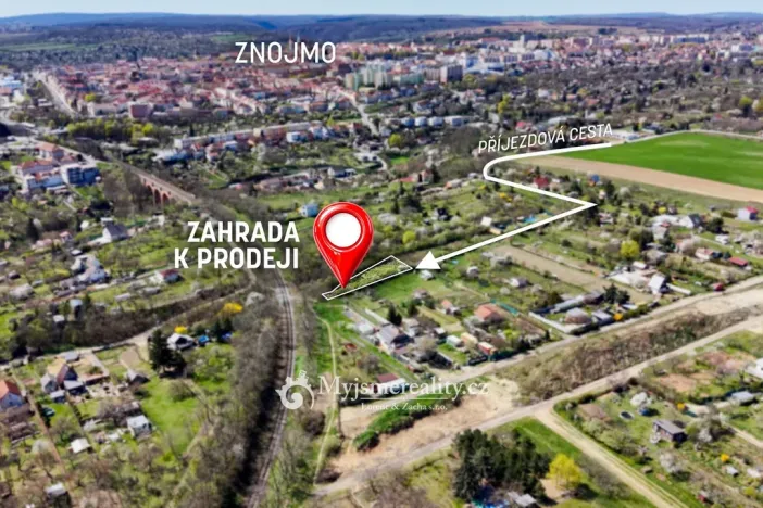 Prodej zahrady, Znojmo, 1157 m2