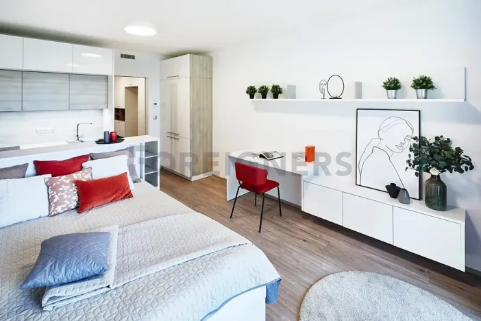 Pronájem bytu 1+kk, Praha - Libeň, Kurta Konráda, 33 m2