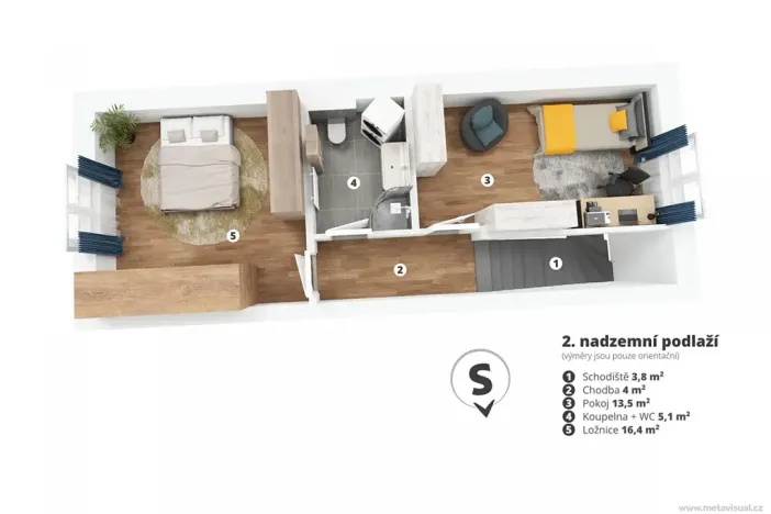 Prodej bytu 3+kk, Zdětín, 78 m2