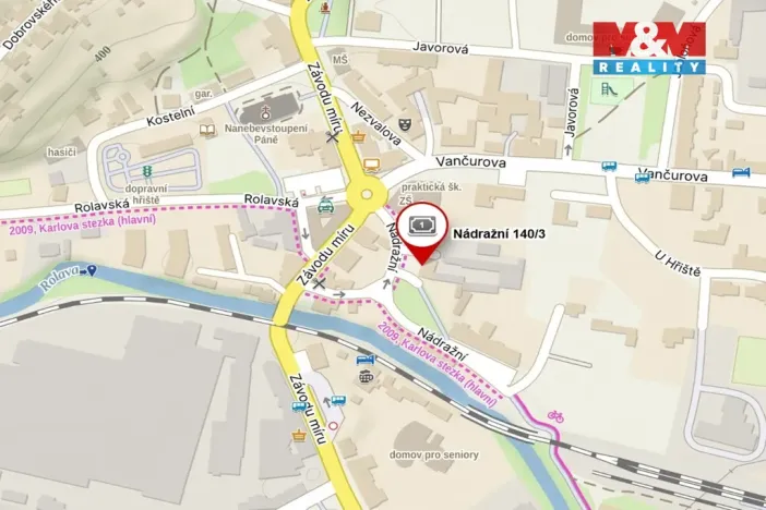 Prodej bytu 3+1, Karlovy Vary - Stará Role, Nádražní, 65 m2