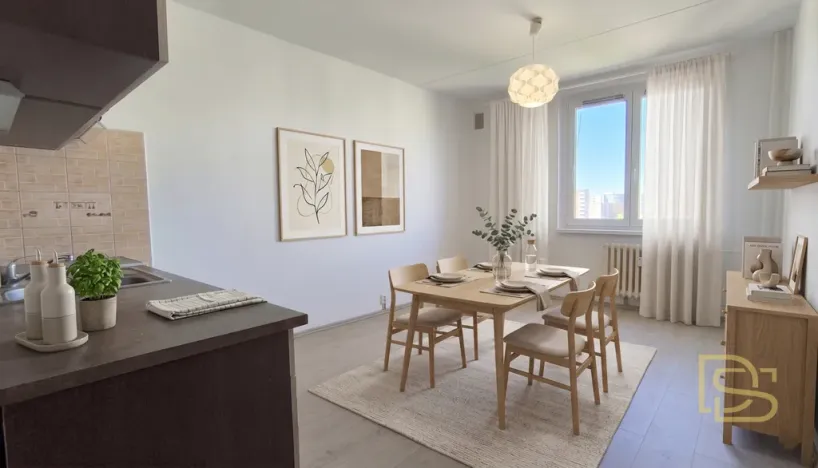 Pronájem bytu 2+kk, Brno - Židenice, Velkopavlovická, 43 m2