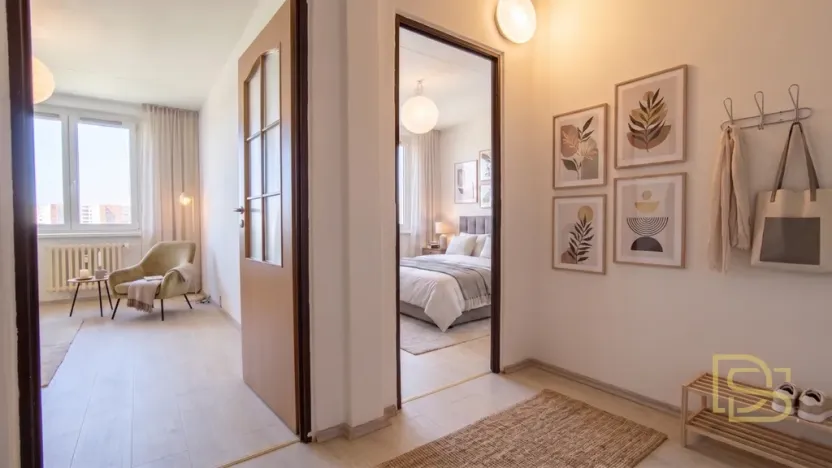 Pronájem bytu 2+kk, Brno - Židenice, Velkopavlovická, 43 m2