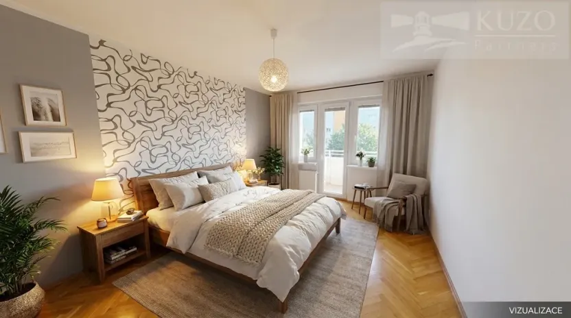 Pronájem bytu 2+kk, Praha, Oravská, 51 m2