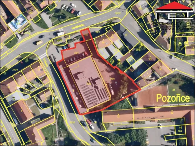 Prodej činžovního domu, Pozořice, Na Městečku, 3138 m2