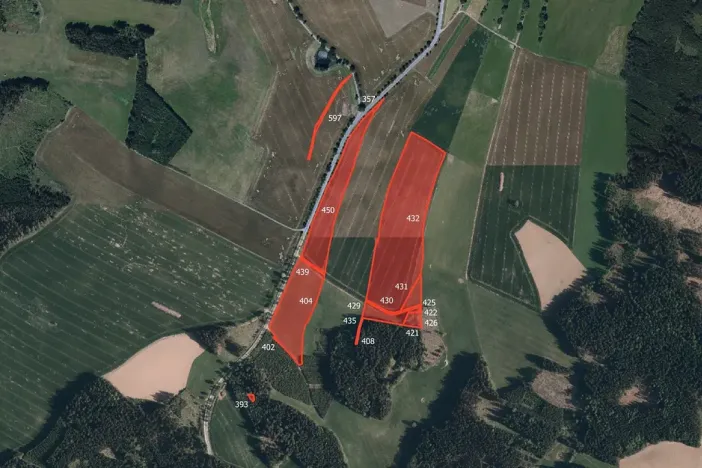 Prodej pole, Nové Město na Moravě, 77573 m2