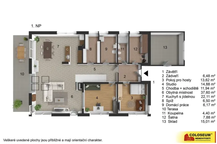 Prodej rodinného domu, Bílovice nad Svitavou, 287 m2