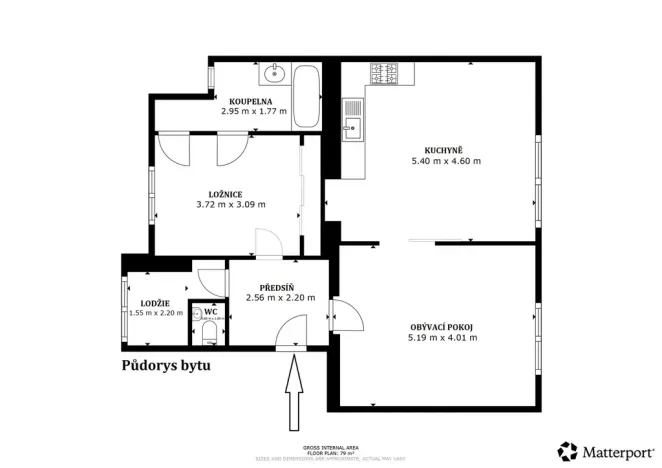 Pronájem bytu 3+kk, Beroun - Beroun-Město, Plzeňská, 74 m2