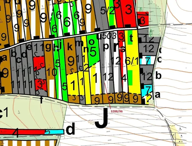 Dražba lesa, Hosty, 1630 m2