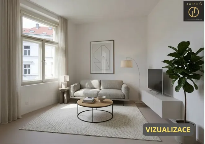 Pronájem bytu 2+kk, Praha - Žižkov, Seifertova, 56 m2