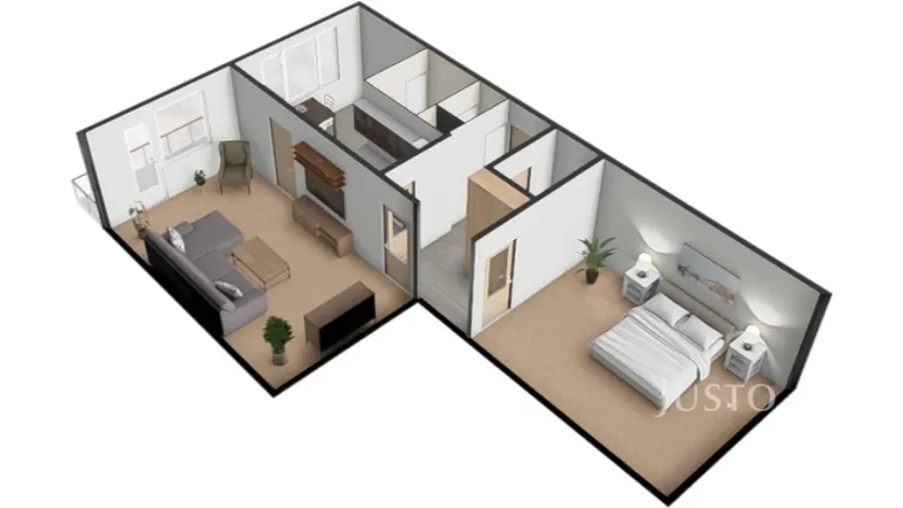 Prodej bytu 2+1, Písek - Budějovické Předměstí, třída Přátelství, 60 m2