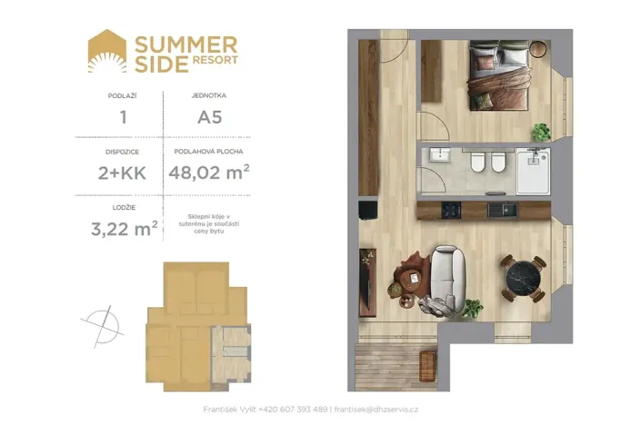 Prodej bytu 2+kk, Rokytnice nad Jizerou, 46 m2