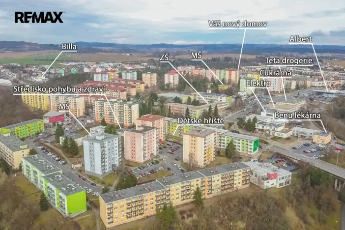 Prodej bytu 3+1, Třebíč - Nové Dvory, Gen. Svobody, 71 m2