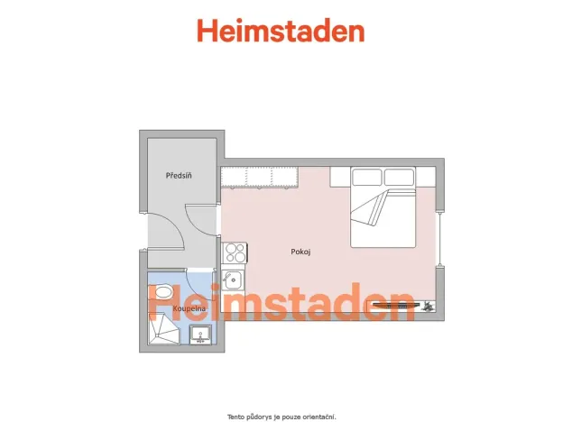 Pronájem bytu 1+kk, Havířov - Město, Hlavní třída, 20 m2