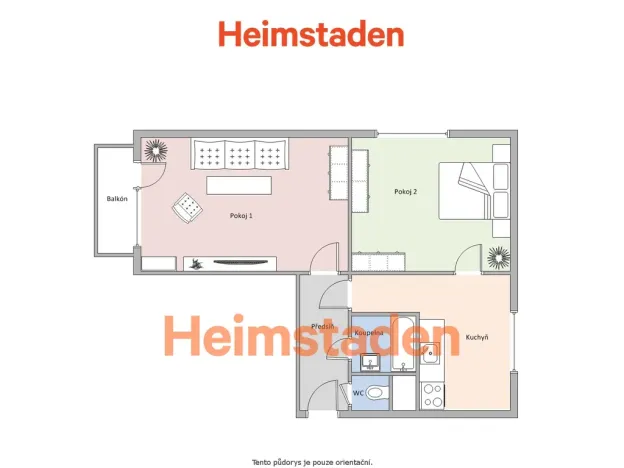 Pronájem bytu 2+1, Havířov - Město, Dlouhá třída, 53 m2
