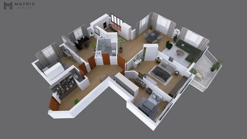 Prodej bytu 5+1, Praha - Veleslavín, Pláničkova, 173 m2