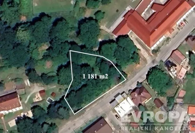 Prodej pozemku pro bydlení, Horní Planá, Švermova, 1181 m2