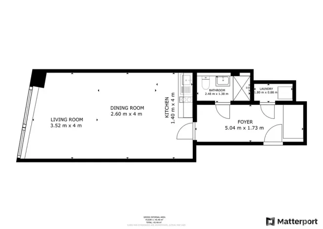 Pronájem bytu 1+kk, Praha - Michle, Nuselská, 43 m2