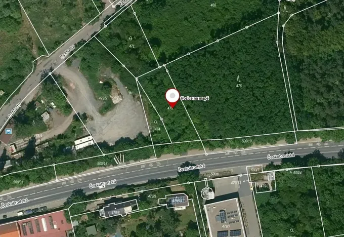 Prodej pozemku, Praha, Českobrodská, 863 m2
