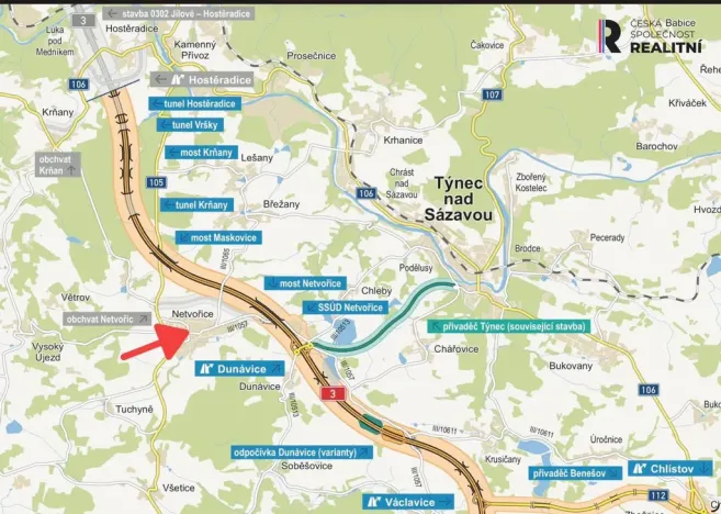 Prodej pozemku pro bydlení, Netvořice, Zahradní, 1069 m2