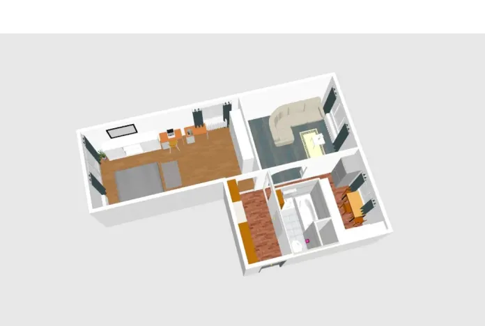 Pronájem bytu 2+1, Most, Jaroslava Vrchlického, 55 m2