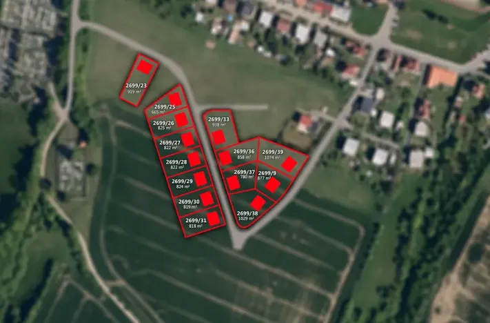 Prodej pozemku pro bydlení, Želechovice nad Dřevnicí, Pod Stráží, 1029 m2