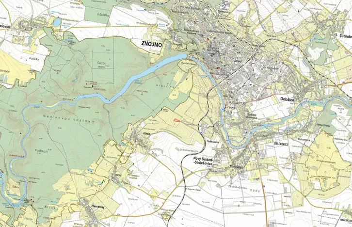 Prodej pole, Nový Šaldorf-Sedlešovice, 7256 m2