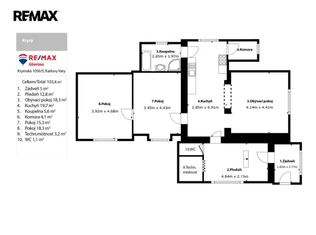 Prodej rodinného domu, Kryry, Jezerní, 85 m2