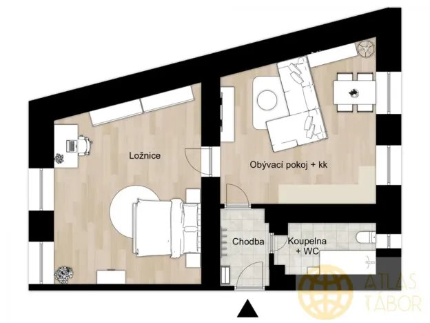 Prodej komerční nemovitosti, Tábor, Palackého, 552 m2