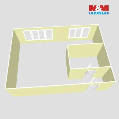 Pronájem bytu 1+kk, Most, Jana Kubelíka, 26 m2