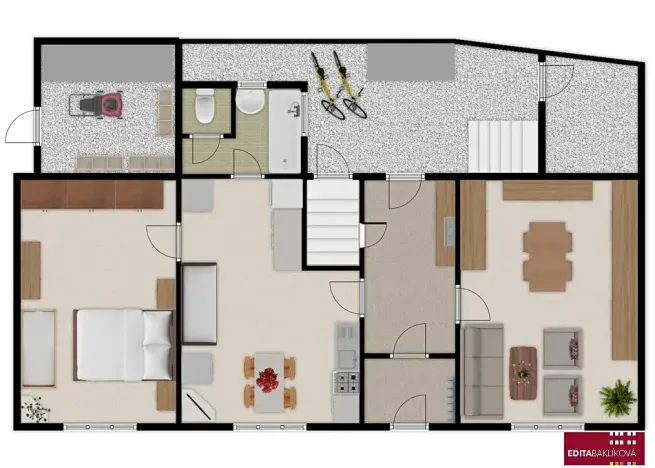 Prodej rodinného domu, Šternberk, Komenského, 68 m2