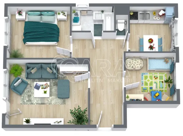 Prodej bytu 3+1, Horní Lomná, 68 m2