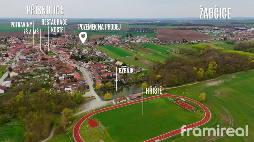 Prodej pozemku pro bydlení, Přísnotice, Padělky, 466 m2