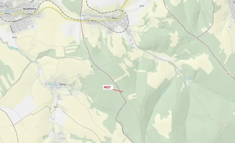 Dražba lesa, Pitín, 1282 m2