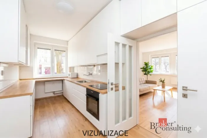 Prodej bytu 2+1, Praha - Libeň, Sokolovská, 72 m2